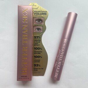 NEW Too Faced Better Than Sex Volumizing & Lengthening Mascara Black 8mL
